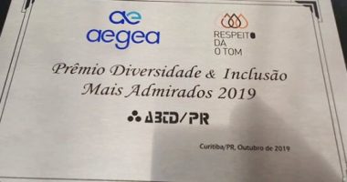 Programa “Respeito Dá o Tom” recebe prêmio Diversidade e Inclusão da ABTD/PR Programa “Respeito Dá o Tom” recebe prêmio Diversidade e Inclusão da ABTD/PR