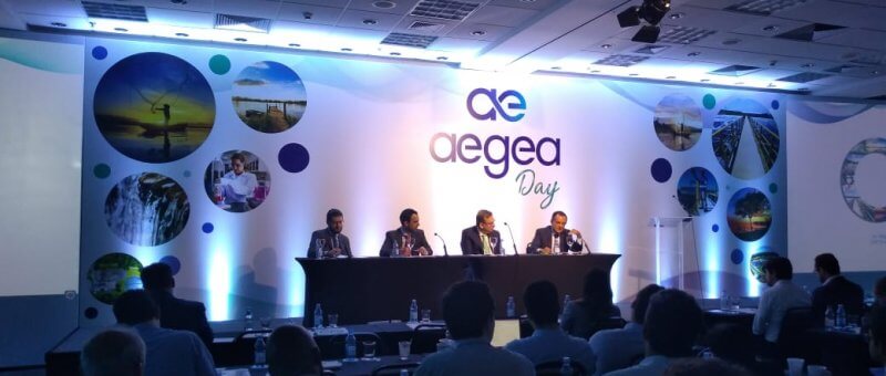 67/5000 Aegea Day presented the company’s growth trajectory in 2018