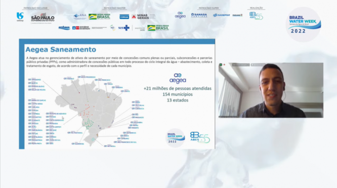 Aegea apresenta gestão da eficiência energética no Brazil Water Week