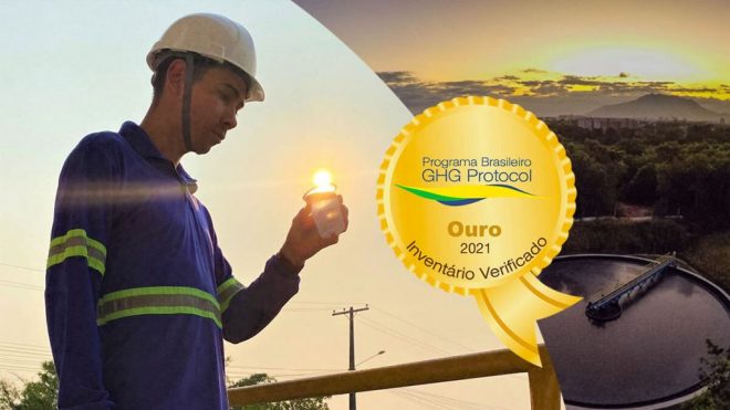 Aegea recebe Selo Ouro do Programa Brasileiro GHG Protocol