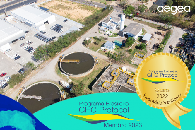 Aegea renova Selo Ouro do Programa Brasileiro GHG Protocol